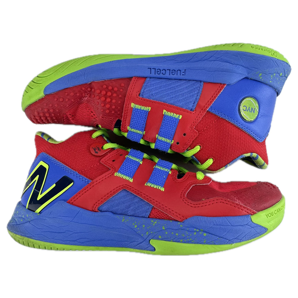 New Balance Coco CG1 DigiCoco Men 8.5 Energy Red Bright Lapis Green Lace Up Logo - Picture 5 of 13